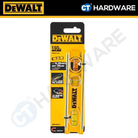 DEWALT DWHT42525-0 BILLET TORPEDO LEVEL 6.5" 165MM - 1PC
