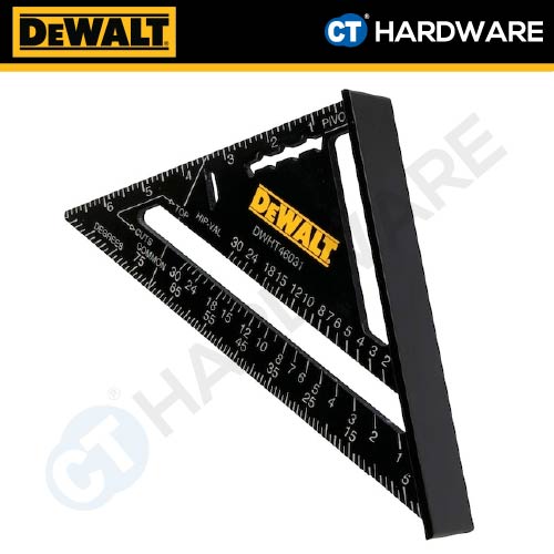 DEWALT DWHT46032-0 REFTER LAYOUT SPEED SQUARE 12" 300MM - 1PC