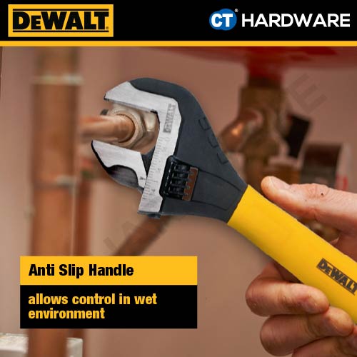DeWalt DWHT75497 Adjustment Wrench 6" and 10" Set Dip Grip