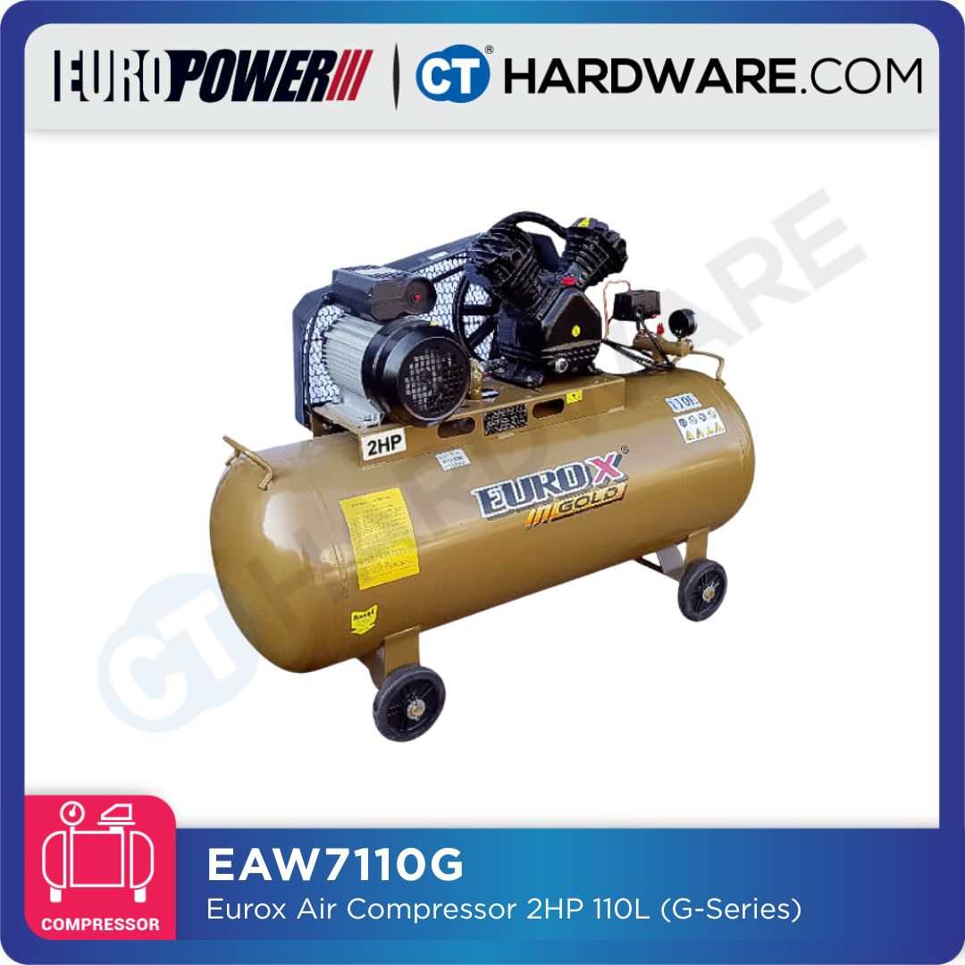 Eurox by Europower EAW7110G Air Compressor 2HP (G-Series)