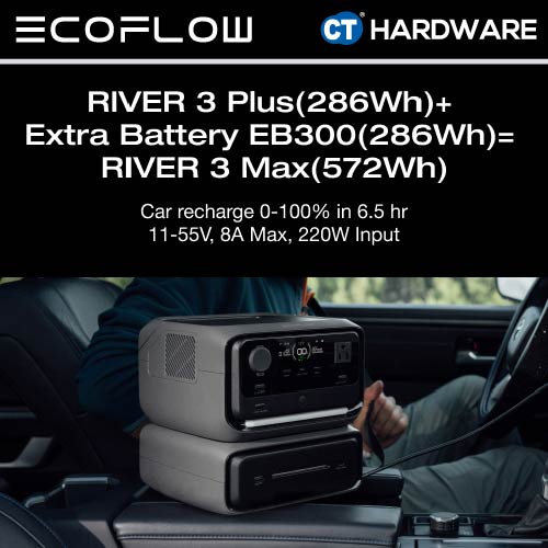 EcoFlow RIVER 3 PLUS Smart Extra Battery