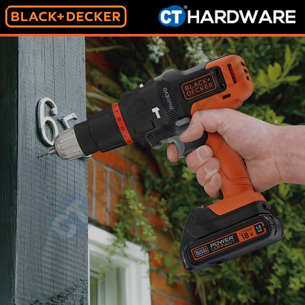 BLACK+DECKER EVO185B1-B1 Cordless 3-in-1 MultiEVO Tool Combo Set 18V / 20V Max (With 1.5Ah Battery)