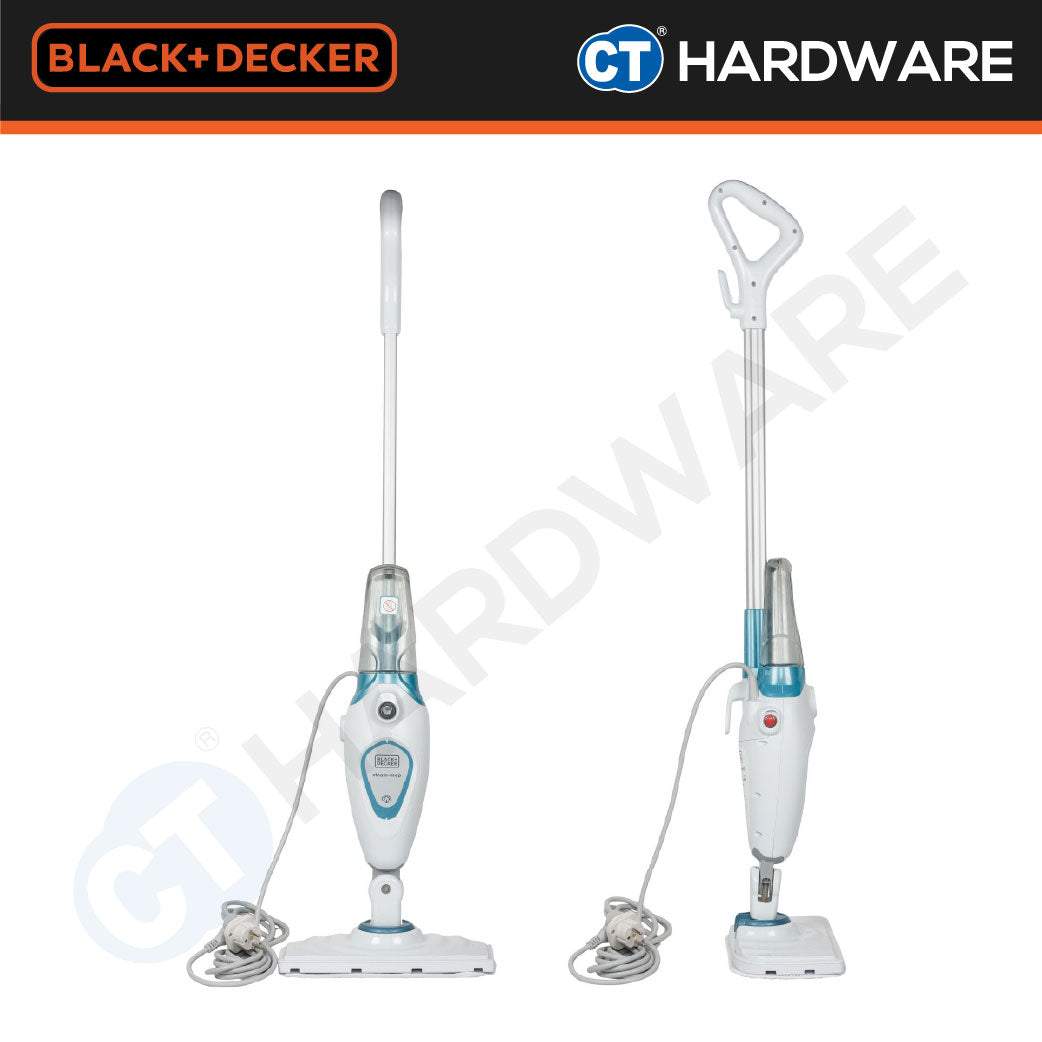 BLACK+DECKER FSM1605 EPP 1300W Steam Mop 350ml – 5m Cable, 180° Swivel Head