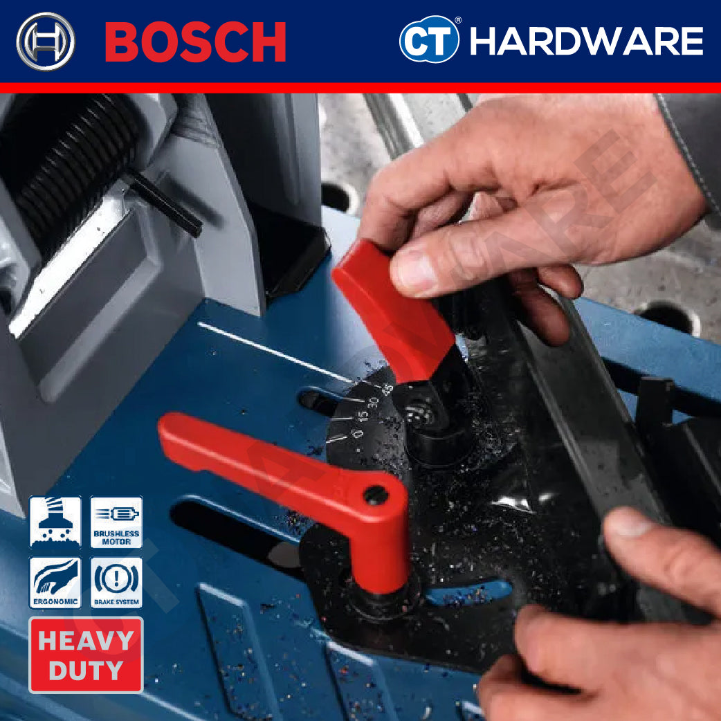 Bosch GCD 18V-355 SOLO Cordless Brushless Metal Cut-Off Saw 18V | 355MM | 0601B59000 + 1x 66T PRO Steel Blade Without Battery & Charger | GCD18V355SOLO
