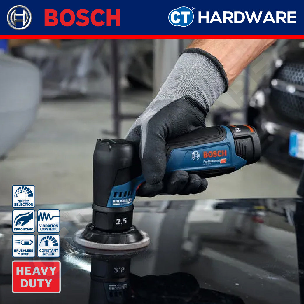 Bosch GEX 12V-77 SOLO Cordless Brushless Random Orbital Sander 12V | 77 MM Without Battery & Charger | GEX12V77SOLO