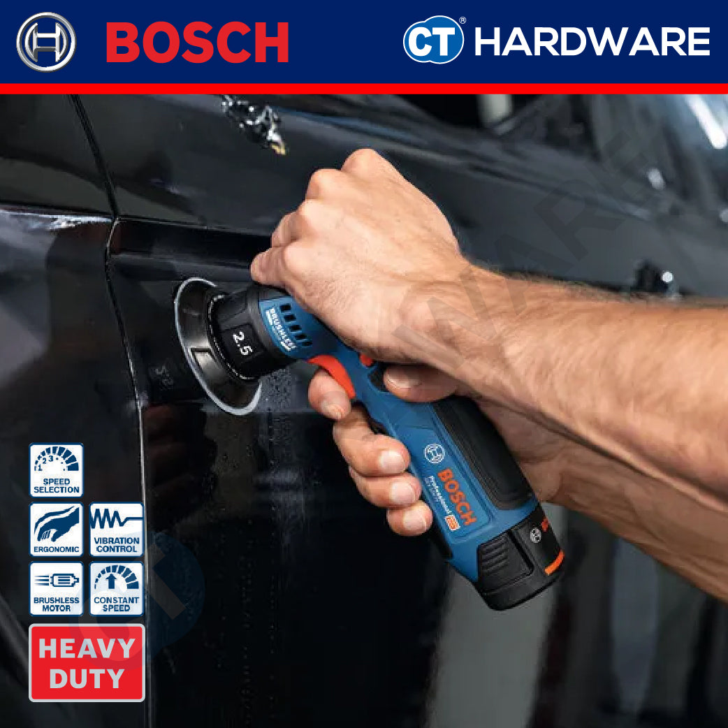 Bosch GEX 12V-77 SOLO Cordless Brushless Random Orbital Sander 12V | 77 MM Without Battery & Charger | GEX12V77SOLO