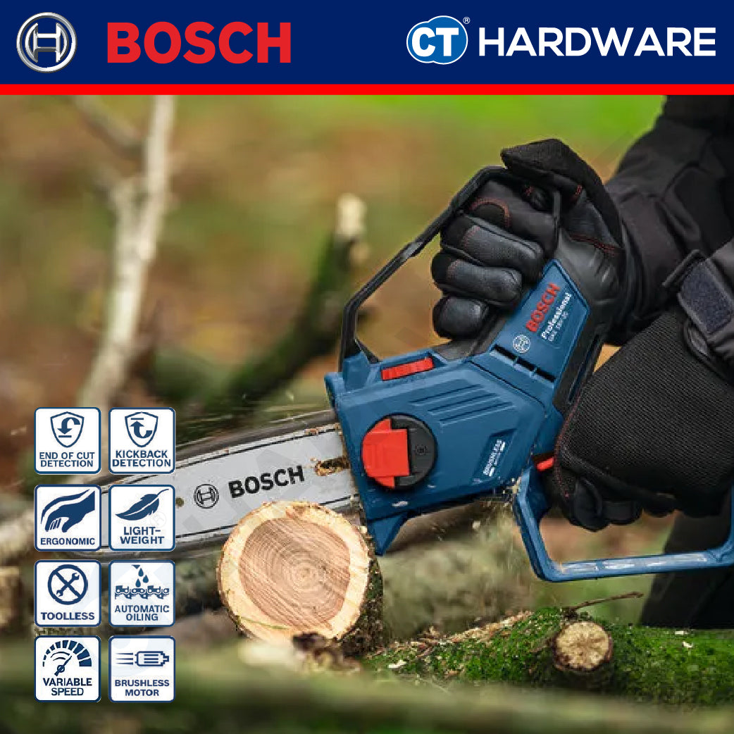 Bosch GKE 18V-20 SOLO Cordless Brushless Pruner Saw 18V, 8" Without Battery & Charger, GKE18V20SOLO