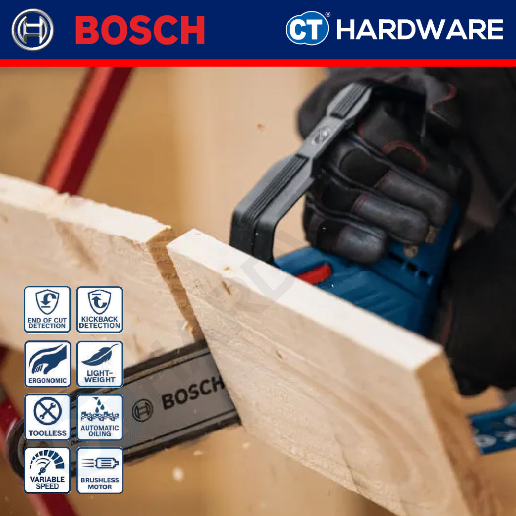 Bosch GKE 18V-20 SOLO Cordless Brushless Pruner Saw 18V, 8" Without Battery & Charger, GKE18V20SOLO
