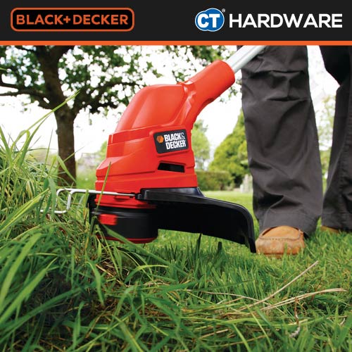 BLACK+DECKER GL5530-B1 String Trimmer / Grass Trimmer 550W 30CM Combo With B104 Cotton Glove & Garden Scissors