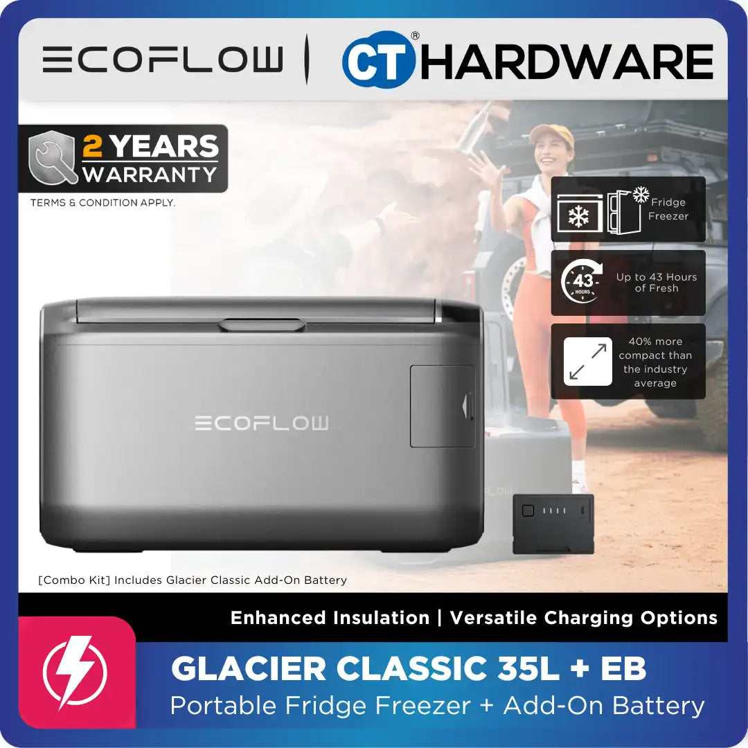 EcoFlow GLACIER Classic Portable Fridge Freezer