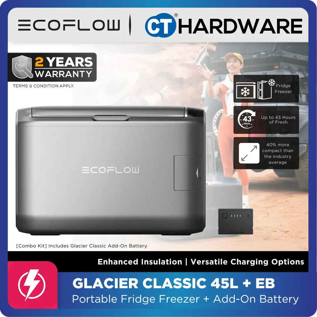EcoFlow GLACIER Classic Portable Fridge Freezer
