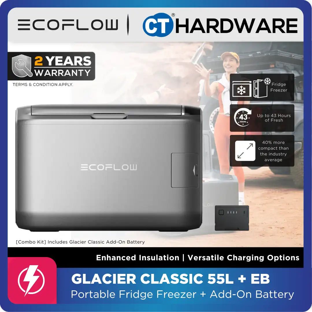 EcoFlow GLACIER Classic Portable Fridge Freezer