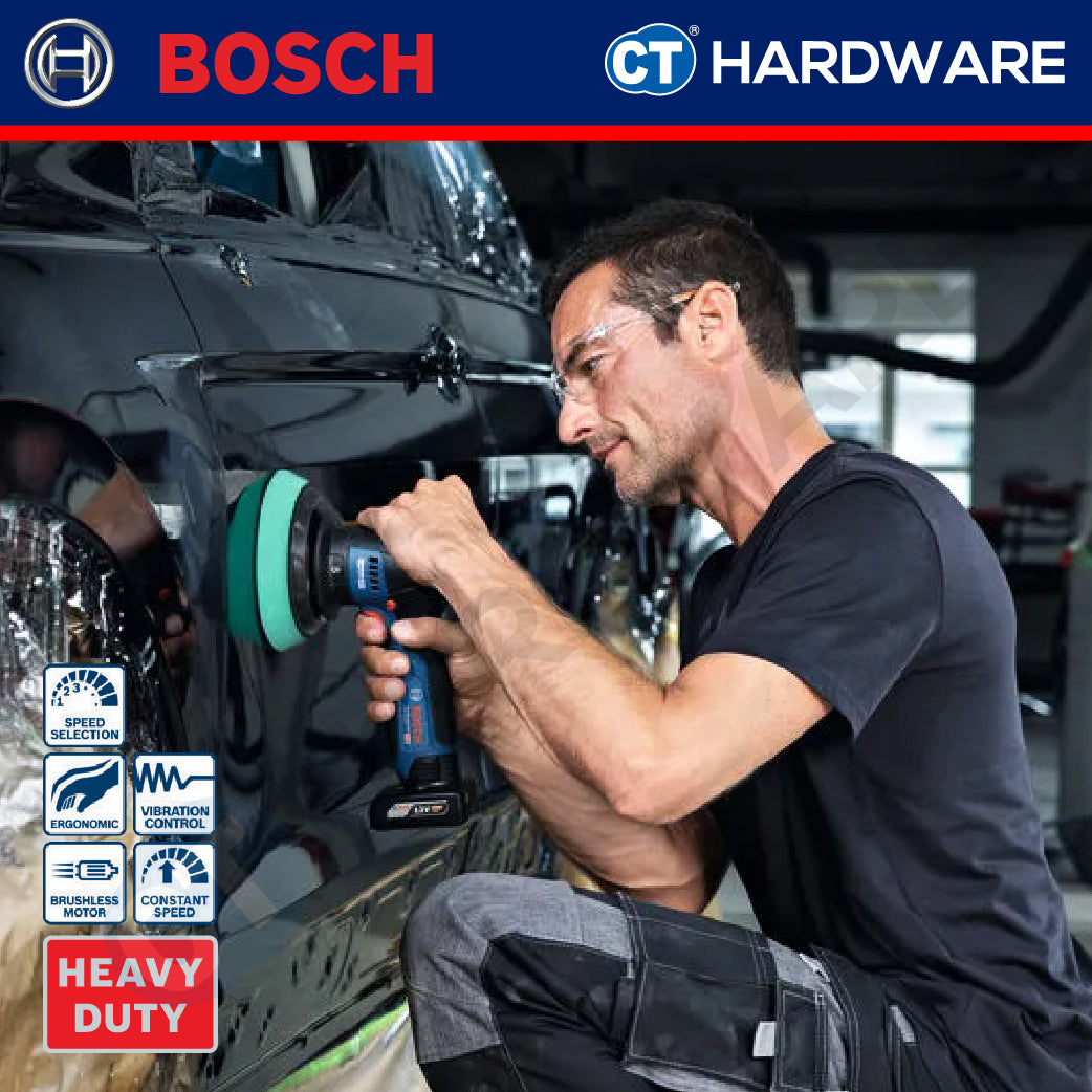 Bosch GPX 12V-125 SOLO Cordless Brushless Polisher (Dual Action) 12V | 125 MM Without Battery & Charger | GPX12V125SOLO