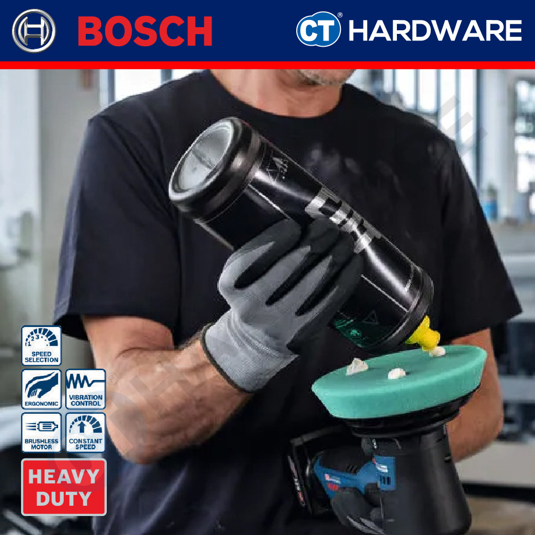 Bosch GPX 12V-125 SOLO Cordless Brushless Polisher (Dual Action) 12V | 125 MM Without Battery & Charger | GPX12V125SOLO