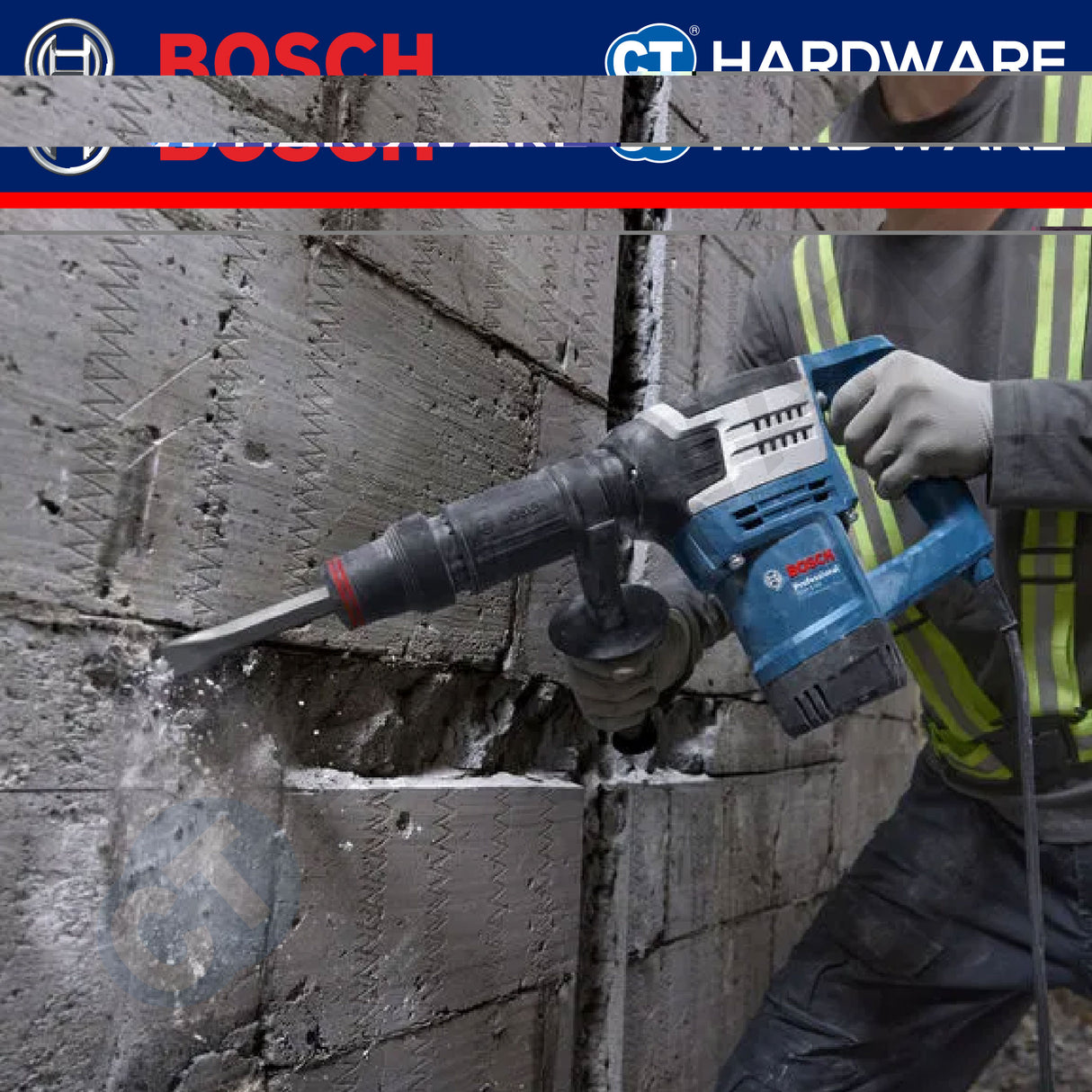 Bosch GSH 5 HX Professional Demolition Hammer/Breaker With Hex
