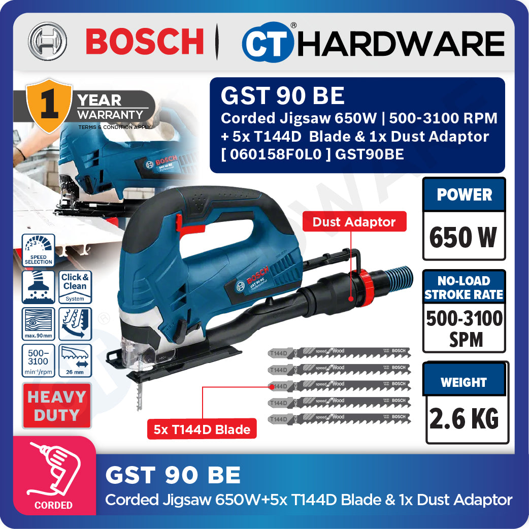 Bosch GST 90 BE Jigsaw 650W