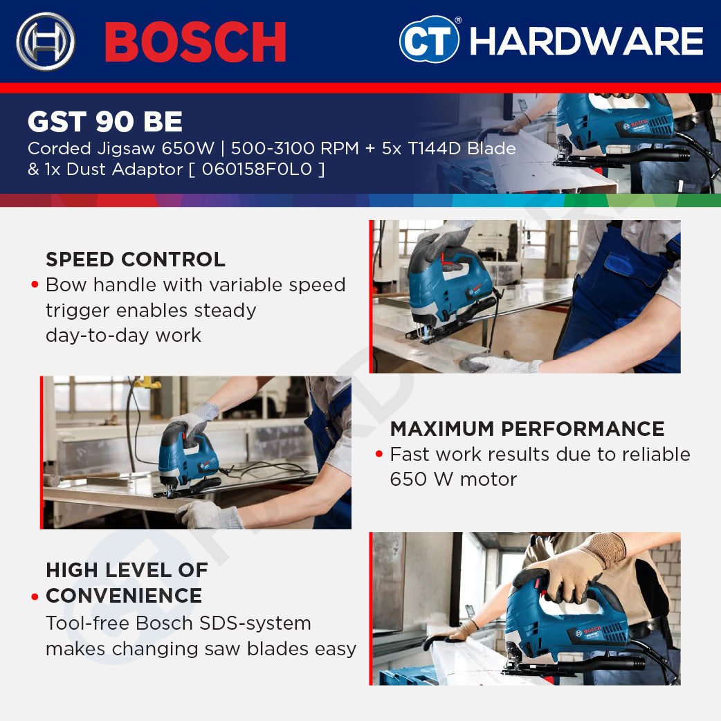 Bosch GST 90 BE Jigsaw 650W