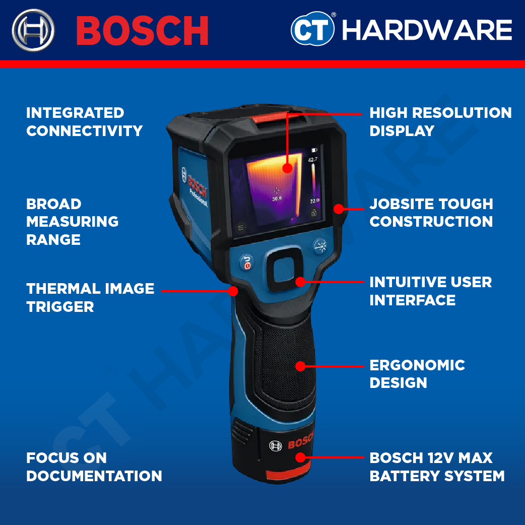 Bosch GTC 450-13 Surface Thermal Detector -20°C~+450°C GTC45013 Thermal Camera