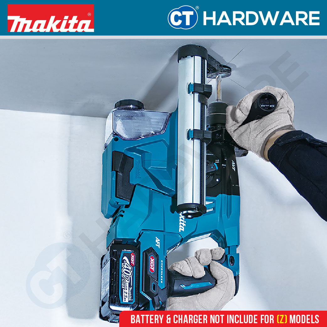 Makita HR011GZ | HR011GM202 XGT 40Vmax Cordless Combination Hammer 28mm 3.3J (Body Only | 2-Battery)
