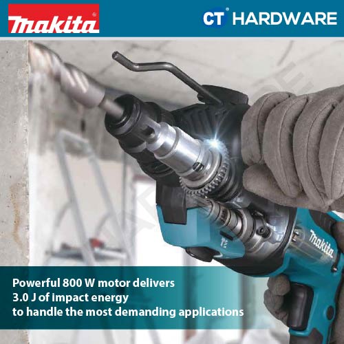 Makita HR2670X5 SDS Plus Combination Hammer 3-Mode 800W 26mm 3.0J
