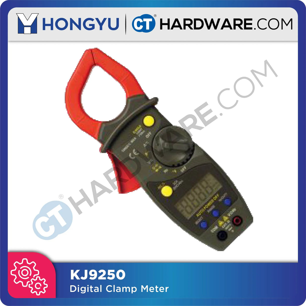 Hong Yu KJ9250 Digital Clamp Meter 600 Amp