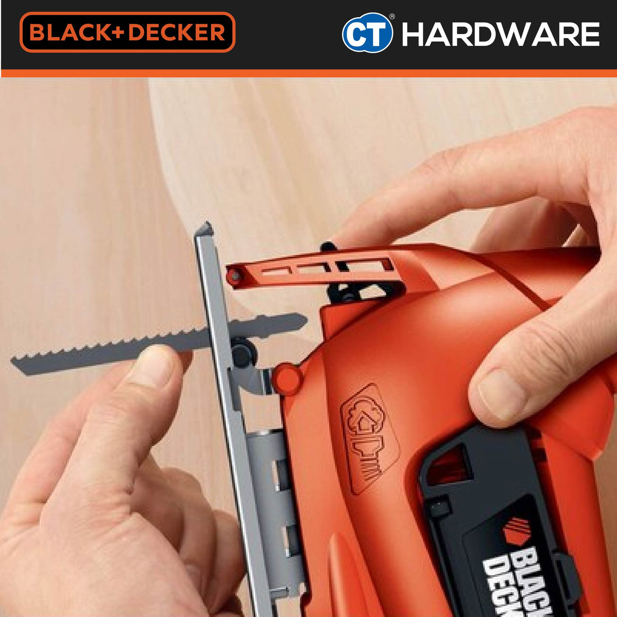 BLACK+DECKER KS600E Variable Speed Jigsaw 450W