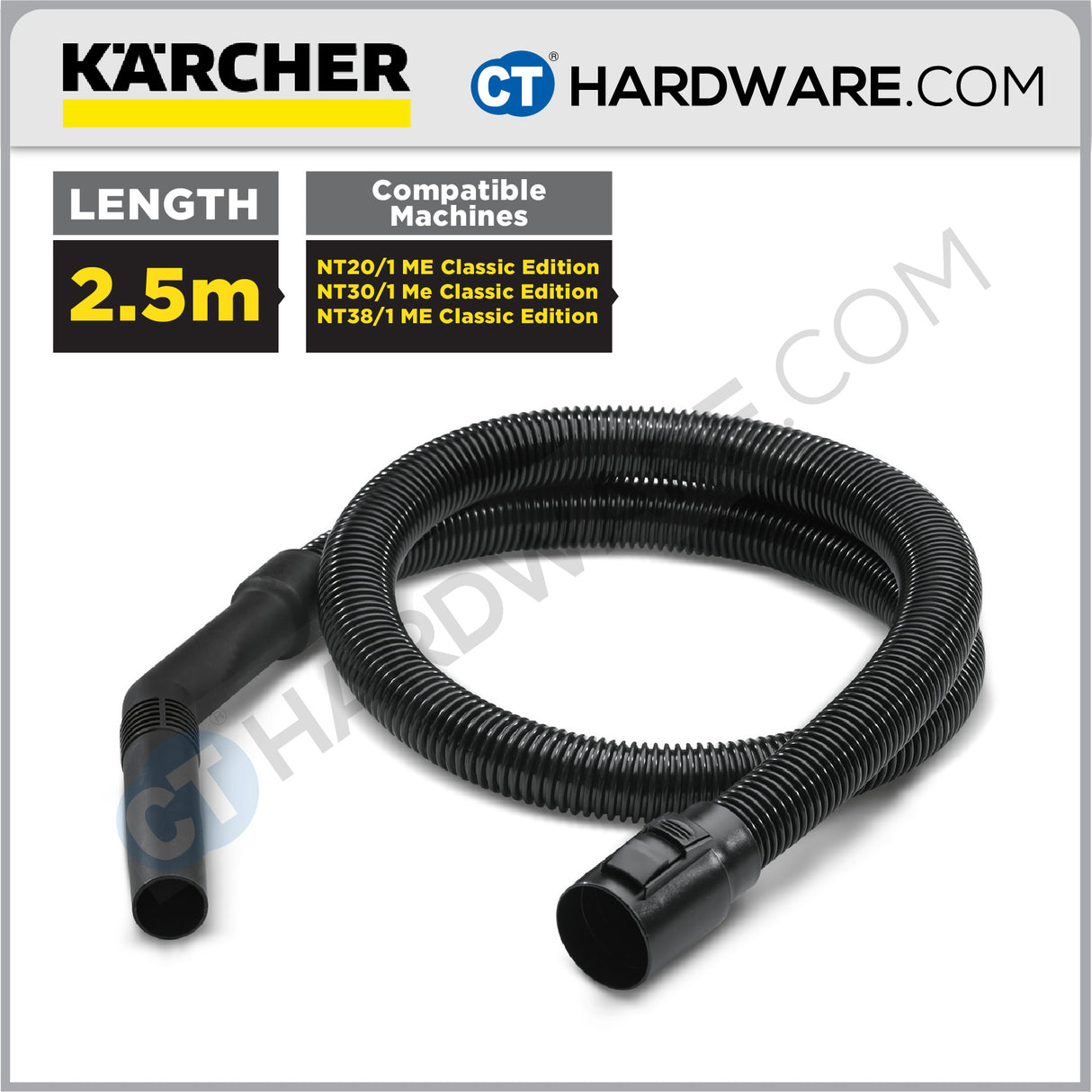 Karcher 97552630 Suction Hose with bend DN35 2.5m