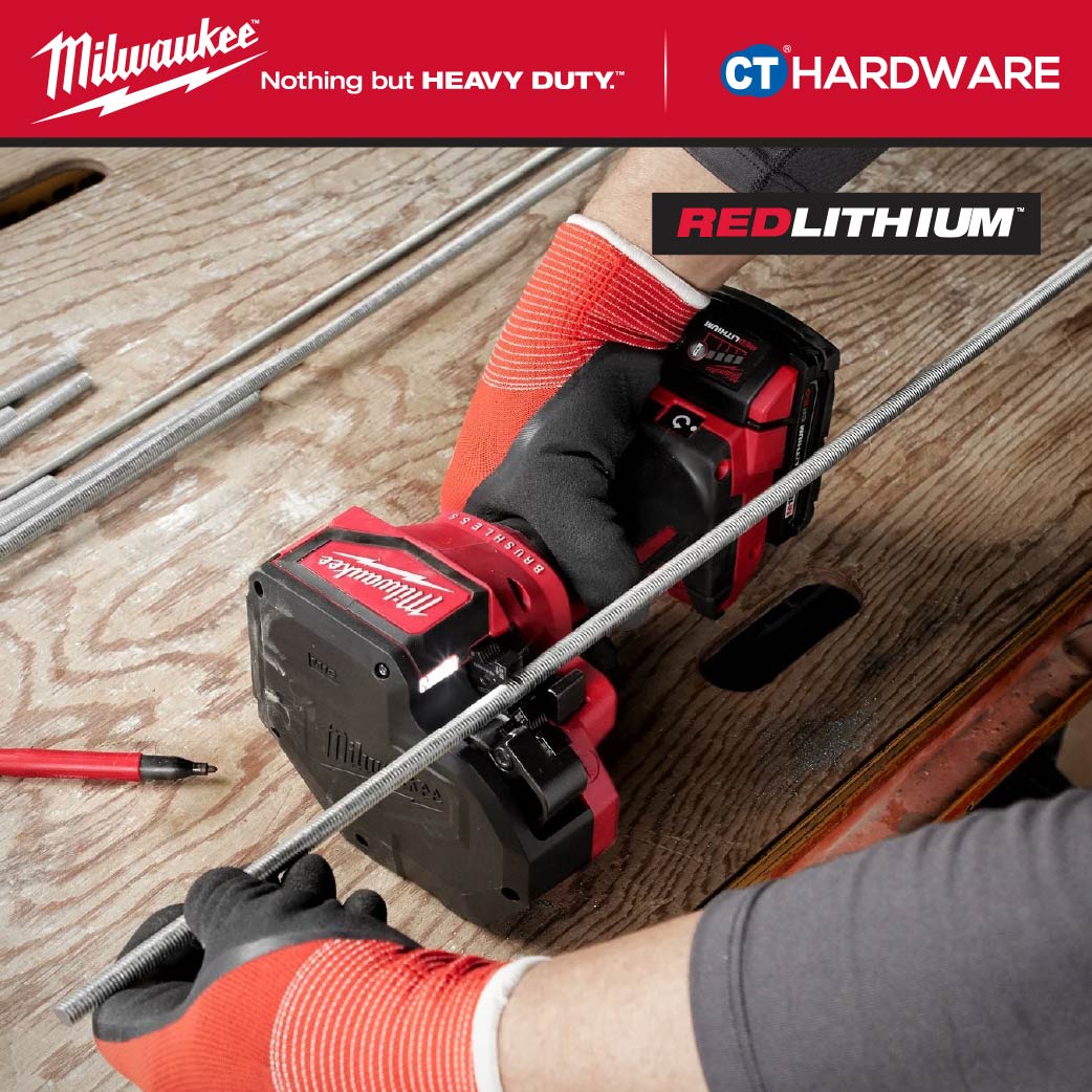 Milwaukee M18BLTRC-0C M18™ Brushless Threaded Rod Cutter 18V Heavy Duty Mesin Potong Besi Rod