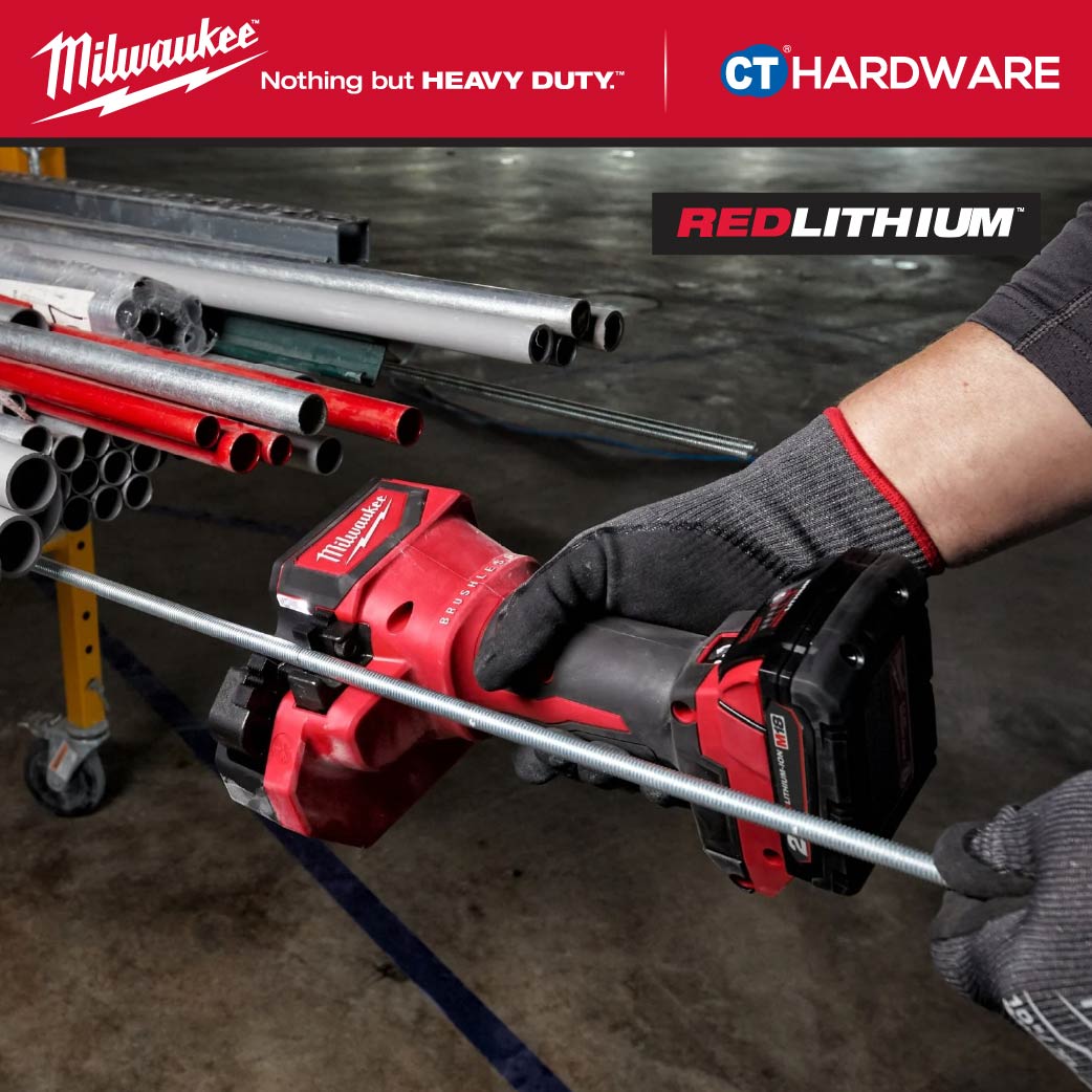 Milwaukee M18BLTRC-0C M18™ Brushless Threaded Rod Cutter 18V Heavy Duty Mesin Potong Besi Rod