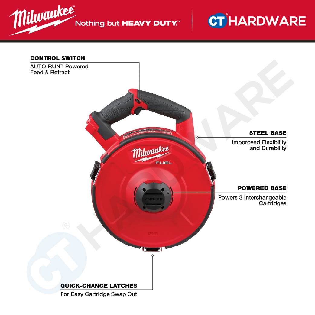 Milwaukee M18 FPFT-0 FUEL Powered Fish Tape Combo Kit