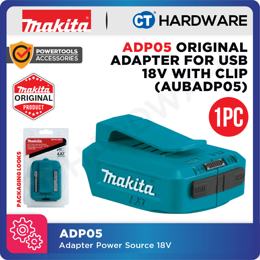Makita ADP05 Adapter For USB 18V come with 2Port