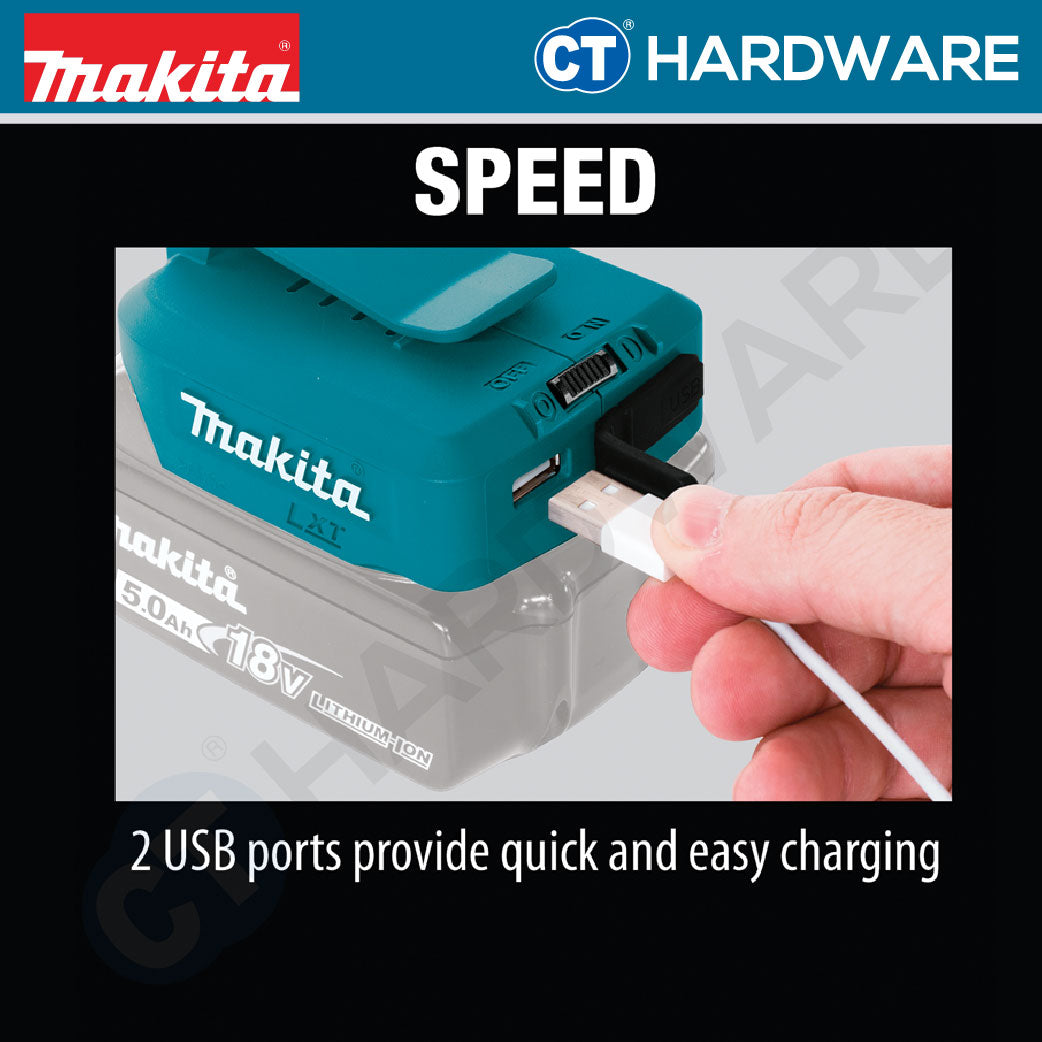 Makita ADP05 Adapter For USB 18V come with 2Port