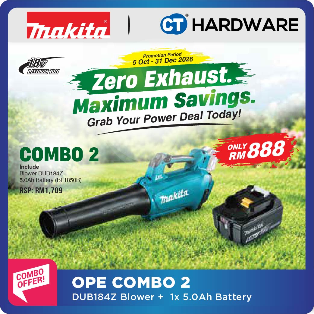 Makita LXT 18V Cordless Gardening Promotion DUB184Z + DUC150Z