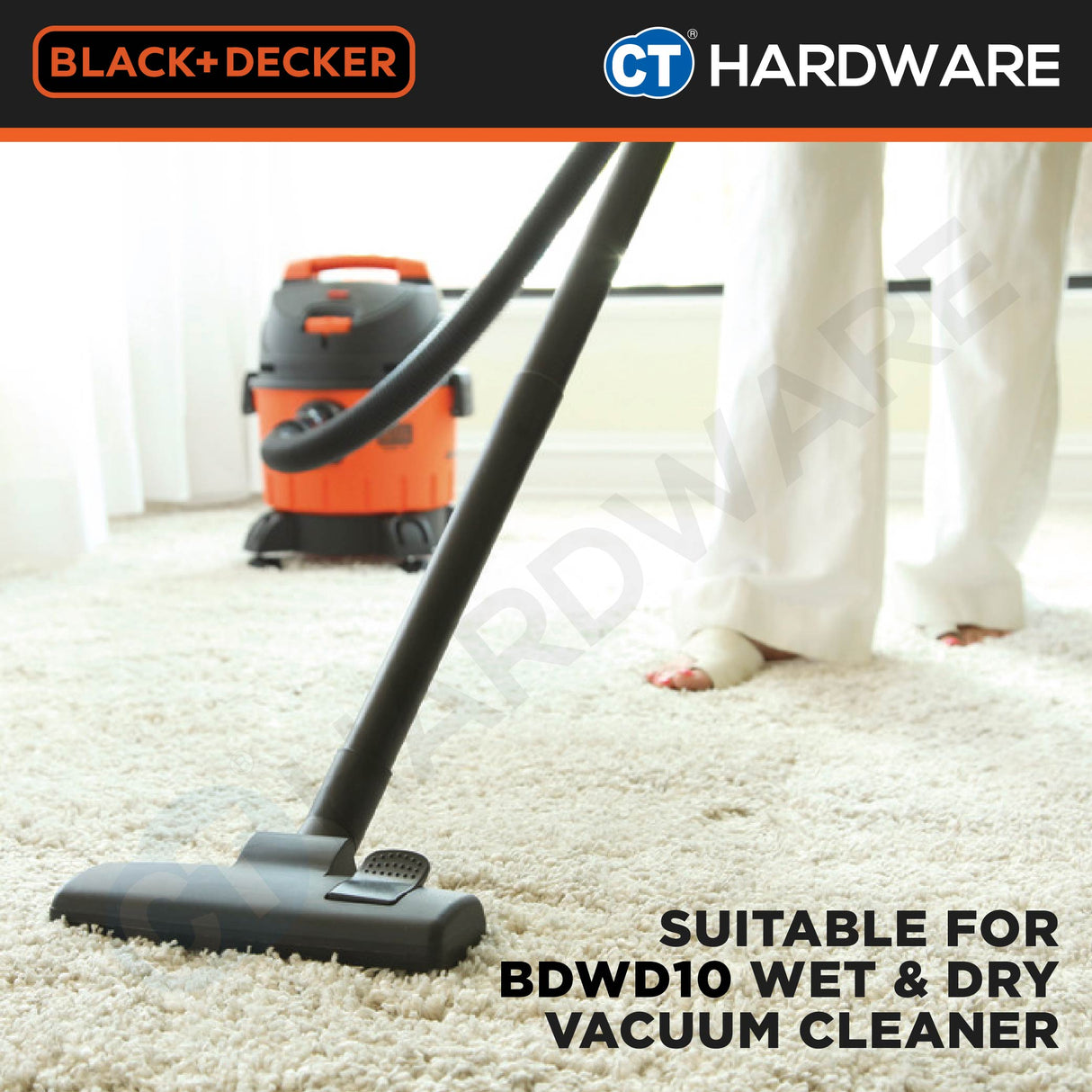 BLACK+DECKER PB10-B1 Paper Dust Bag 10l 3pcs For BDWD10 Vacuum Cleaner