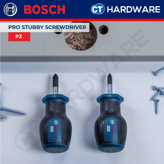 Bosch PRO Stubby Screwdriver Pozidriv 25mm