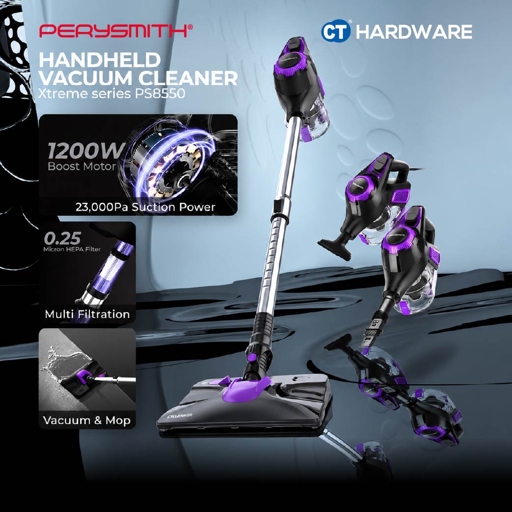 PerySmith PS8550 Vacuum Cleaner 1200W 23,000Pa