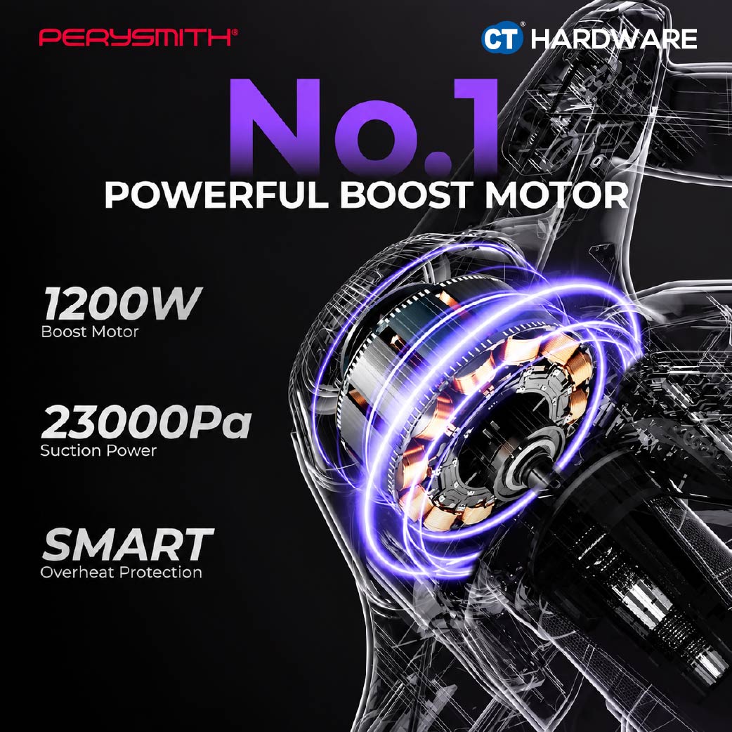 PerySmith PS8550 Vacuum Cleaner 1200W 23,000Pa