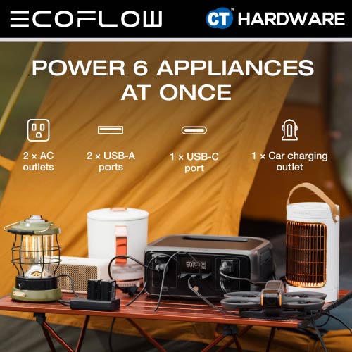EcoFlow RIVER 3 UPS Portable Power Station 245WH, 300W, 600W X-BOOST