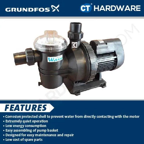 Grundfos SC075 Swimming Pool WAVE Pump 0.75HP