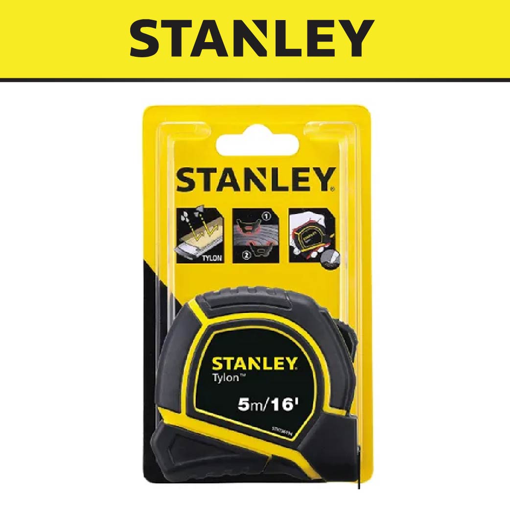 STANLEY Tylon Measuring Tape 5M/16FT - STHT36194 | 8M/26FT - STHT36195