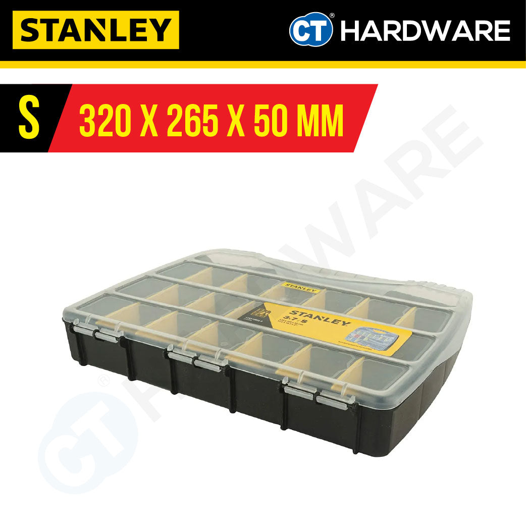 Stanley STST73822-8 Polycarbonate Small Organizer With 21 Separator Slots