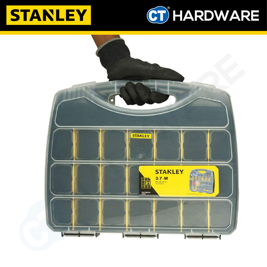 Stanley STST73823-8 Polycarbonate Medium Organizer With 21 Separator Slots