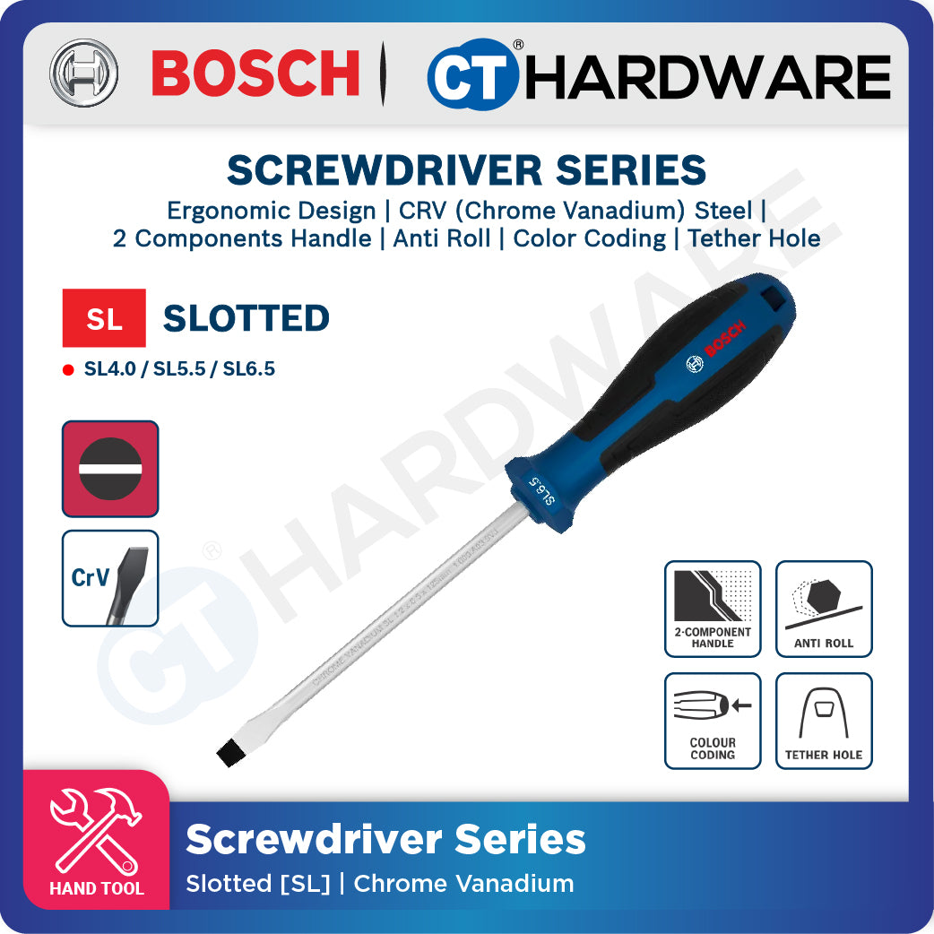Bosch Screwdriver Slotted