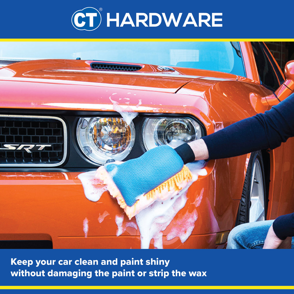 TYPE R WWCS1L Wash & Wax Car Shampoo 1L For Car Care