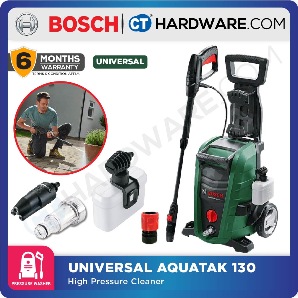 Bosch UNIVERSAL AQUATAK130 High Pressure Cleaner 1700W 130 Bar 7 l/min
