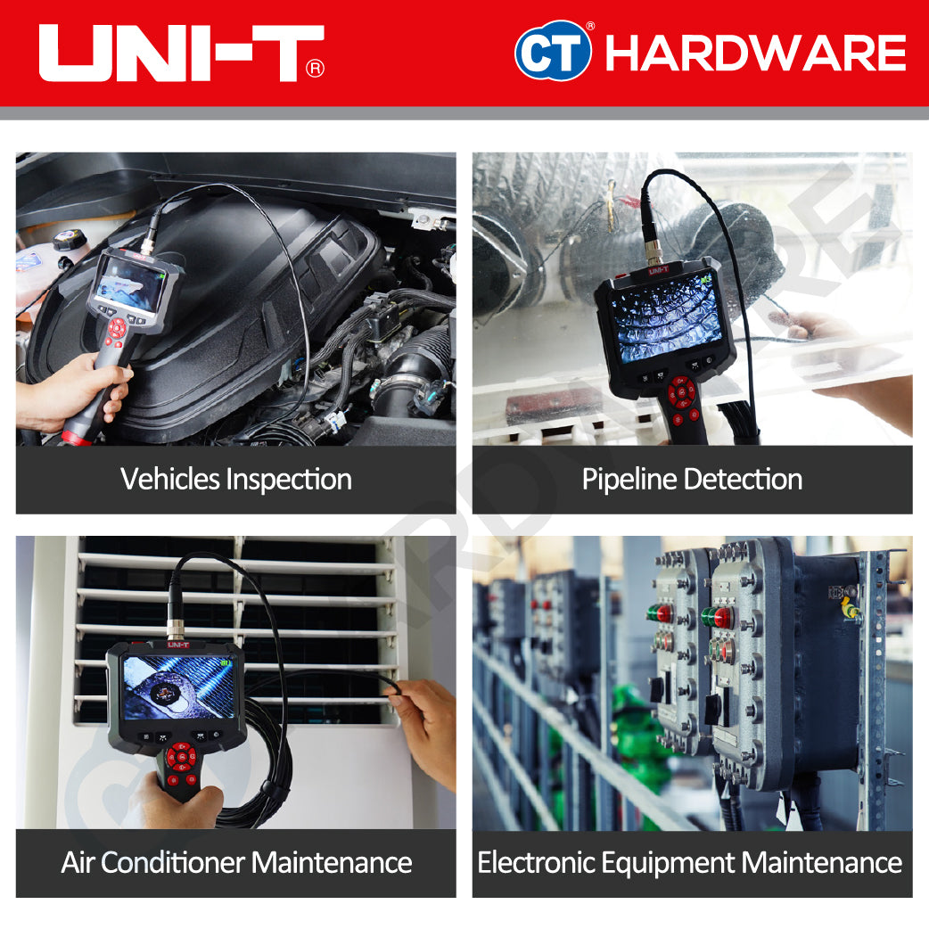 UNI-T UT665P-5M Handheld Industrial Borescope 8mm 5m