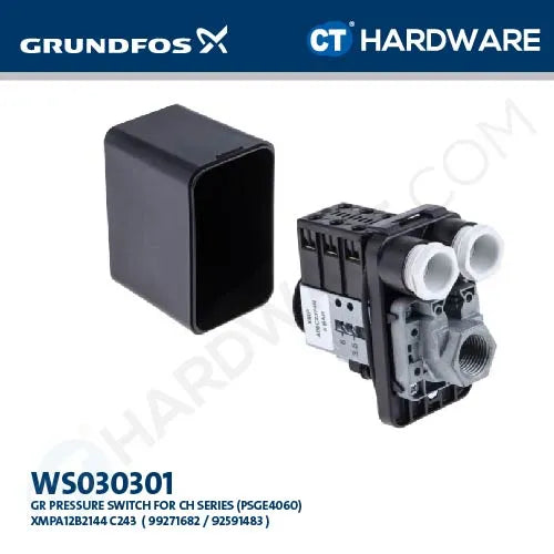 Grundfos WS030301 Pressure Switch for CH Series (PSGE4060)