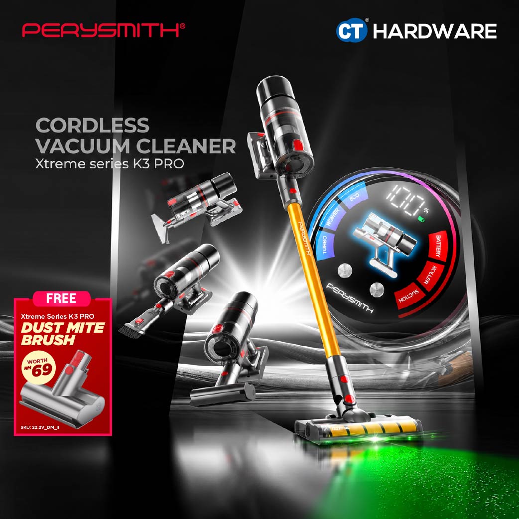 PerySmith K3 Pro Cordless Vacuum Cleaner 22.2V 30,000Pa