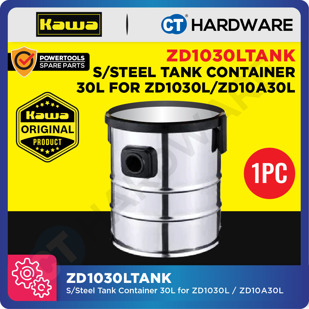 KAWA Stainless Steel Tank Container 30L for ZD1030L