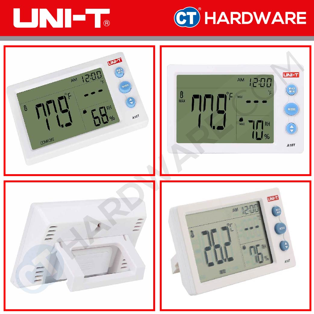 UNI-T A10T HUMIDITY & TEMPERATURE METER FOR HOME RESIDENCE USE ONLY